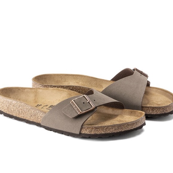 SOLD 💌 Birkenstock Madrid Leather Sandals Mocha - Picture 4 of 11